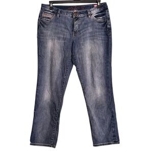 Jag Jeans Medium Wash Relaxed Boyfriend Denim Jeans Size 14